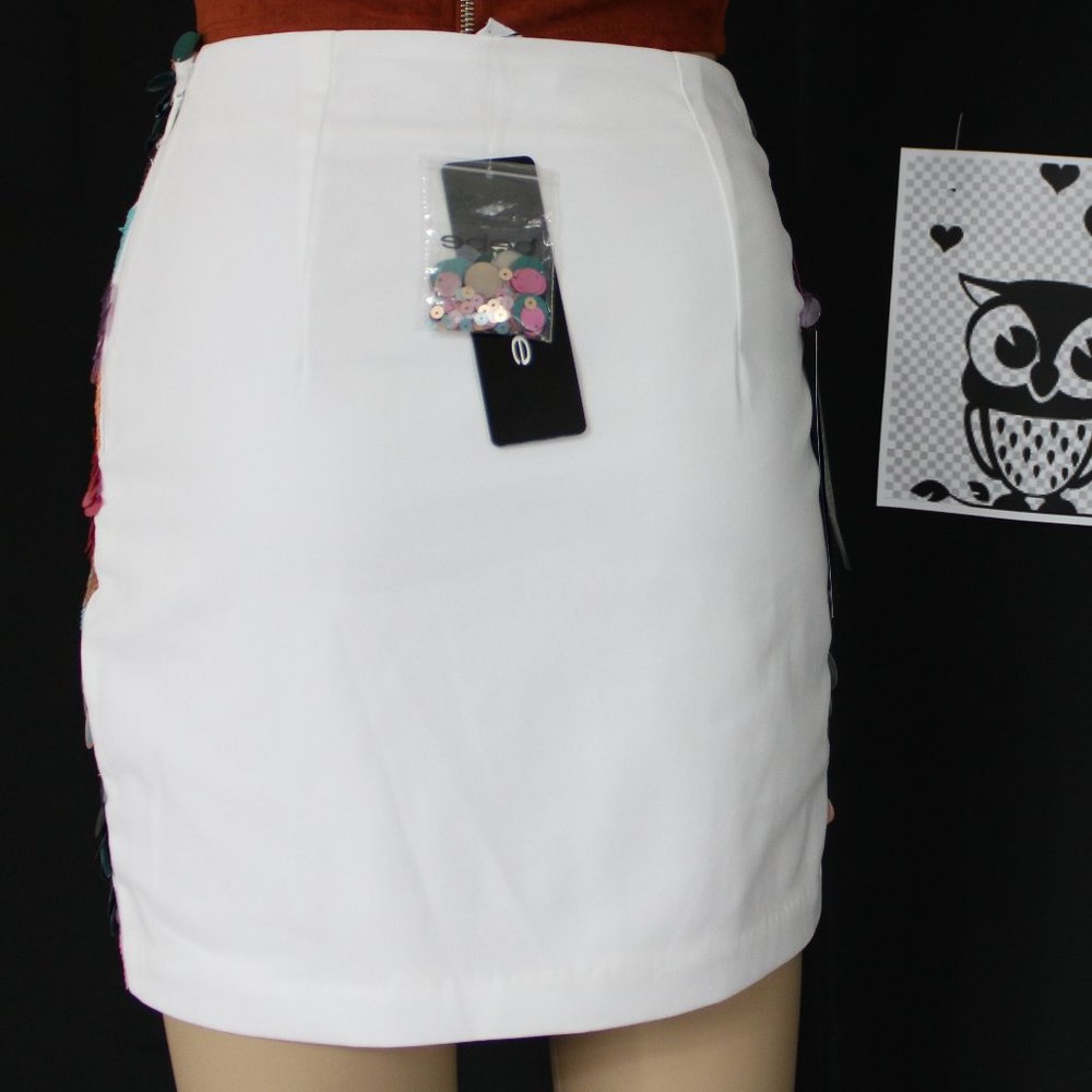 Bebe Embellished Mini Skirt - Picture 5 of 7